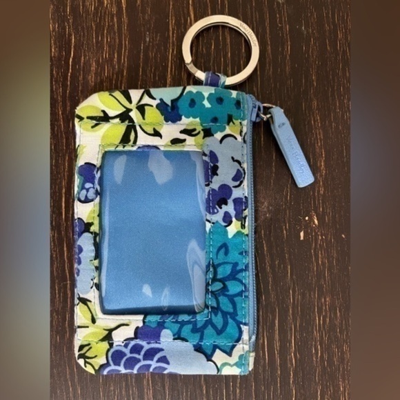 Vera Bradley ID pouch with key ring - Picture 2 of 4